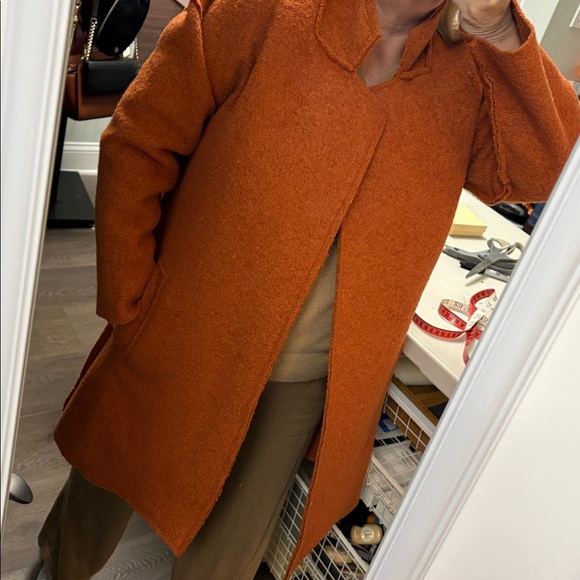 Moon River Wool Blend Pea Coat Oversized Small ( fits a Medium too) - Picture 5 of 5